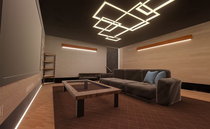 VRChat想定ワールド「Our Hideout」