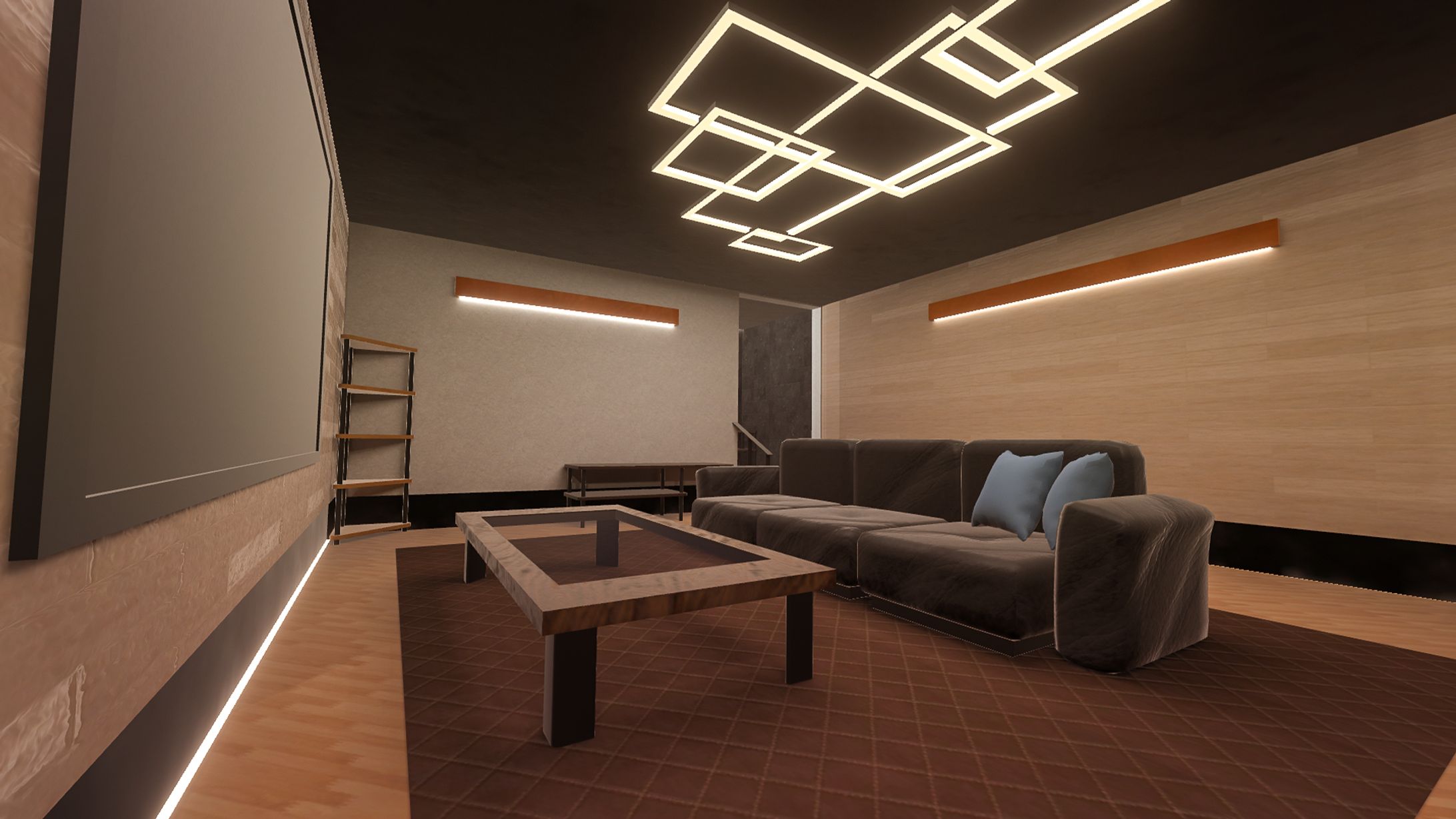 VRChat想定ワールド「Our Hideout」-1