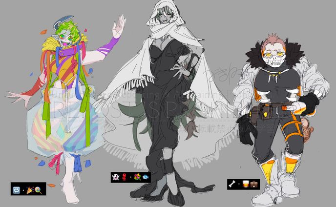 【OC】絵文字でキャラデザ