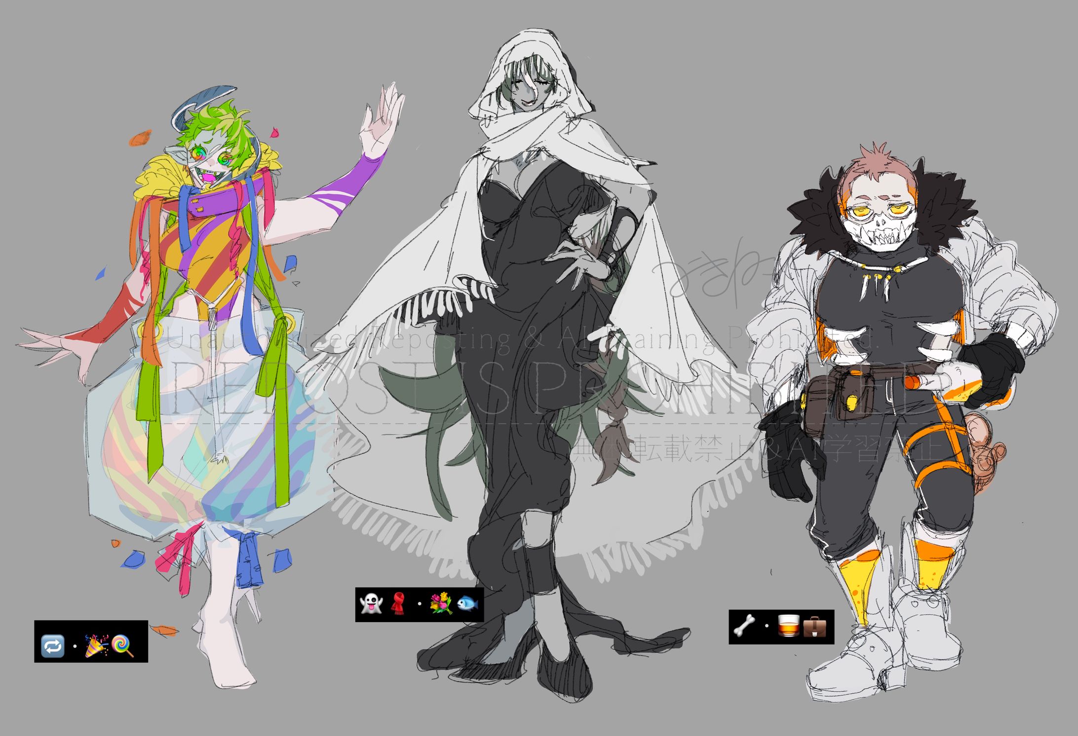 【OC】絵文字でキャラデザ-1