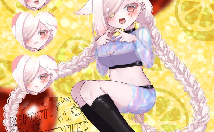 全身イラスト＆衣装デザイン￤白河ノさくら