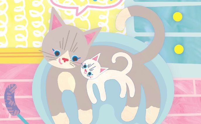 ねこおやこ