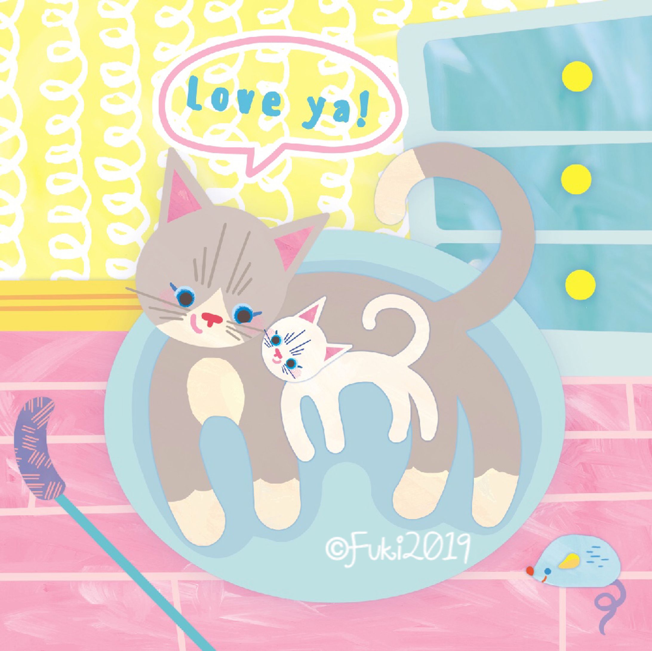 ねこおやこ-1