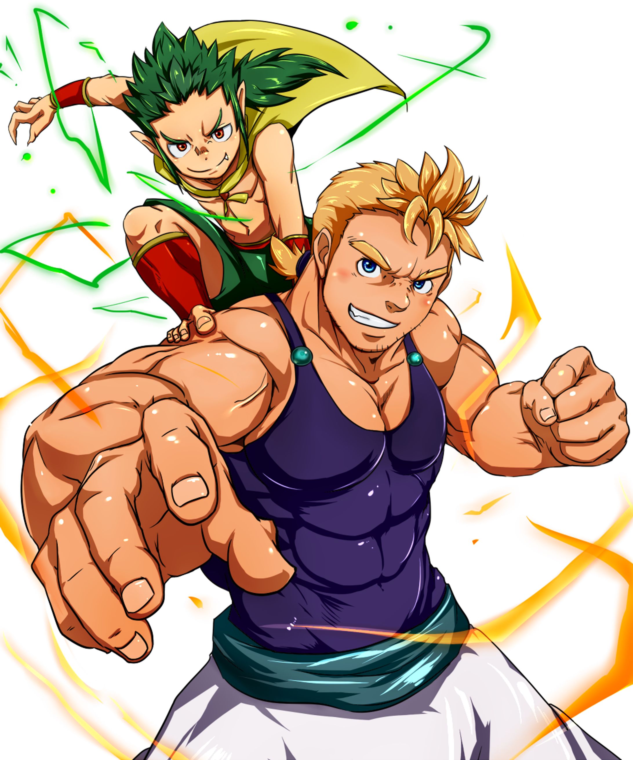 マッシュとガウ　戦闘モード-1