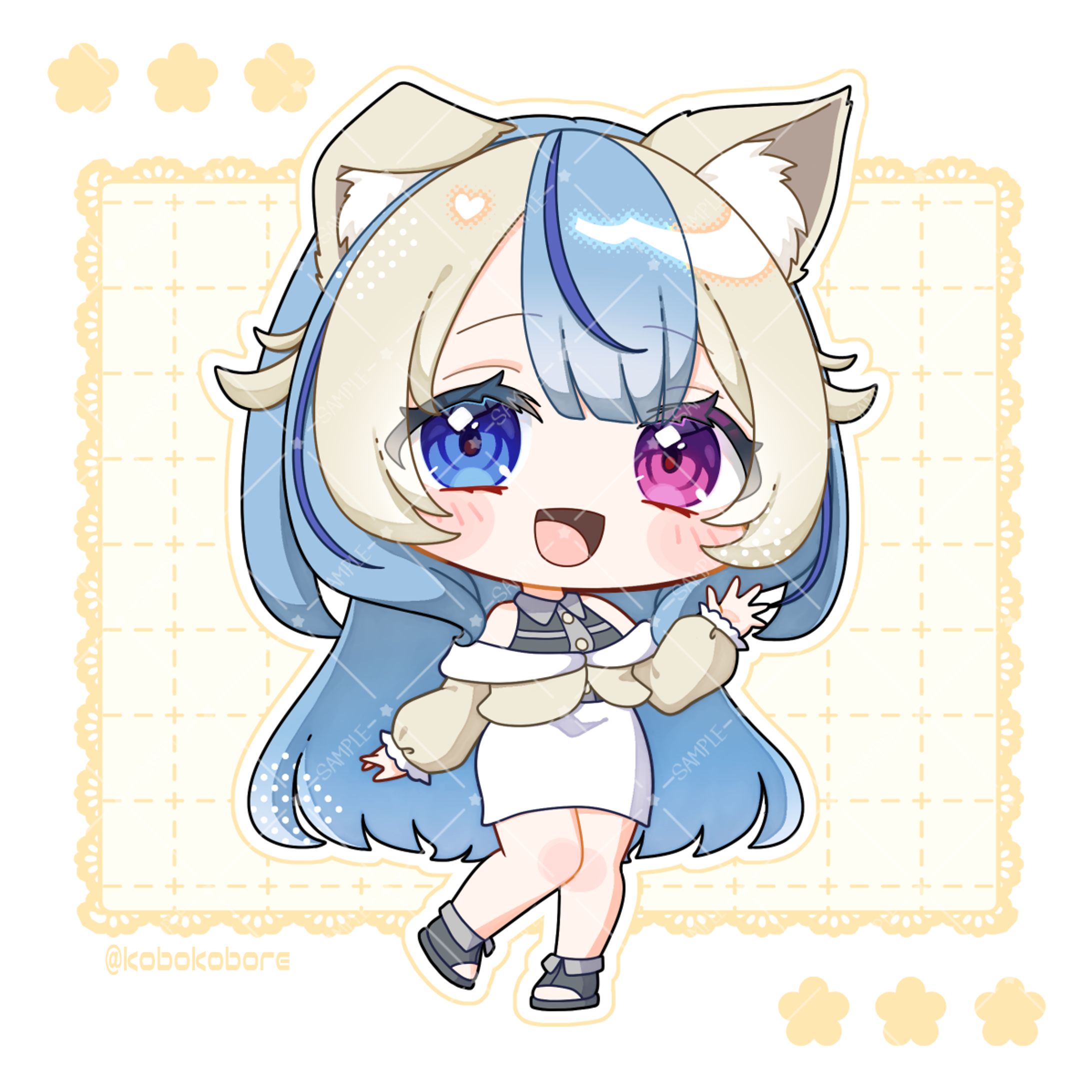 【冬馬みみ様】簡易ミニキャラ-1