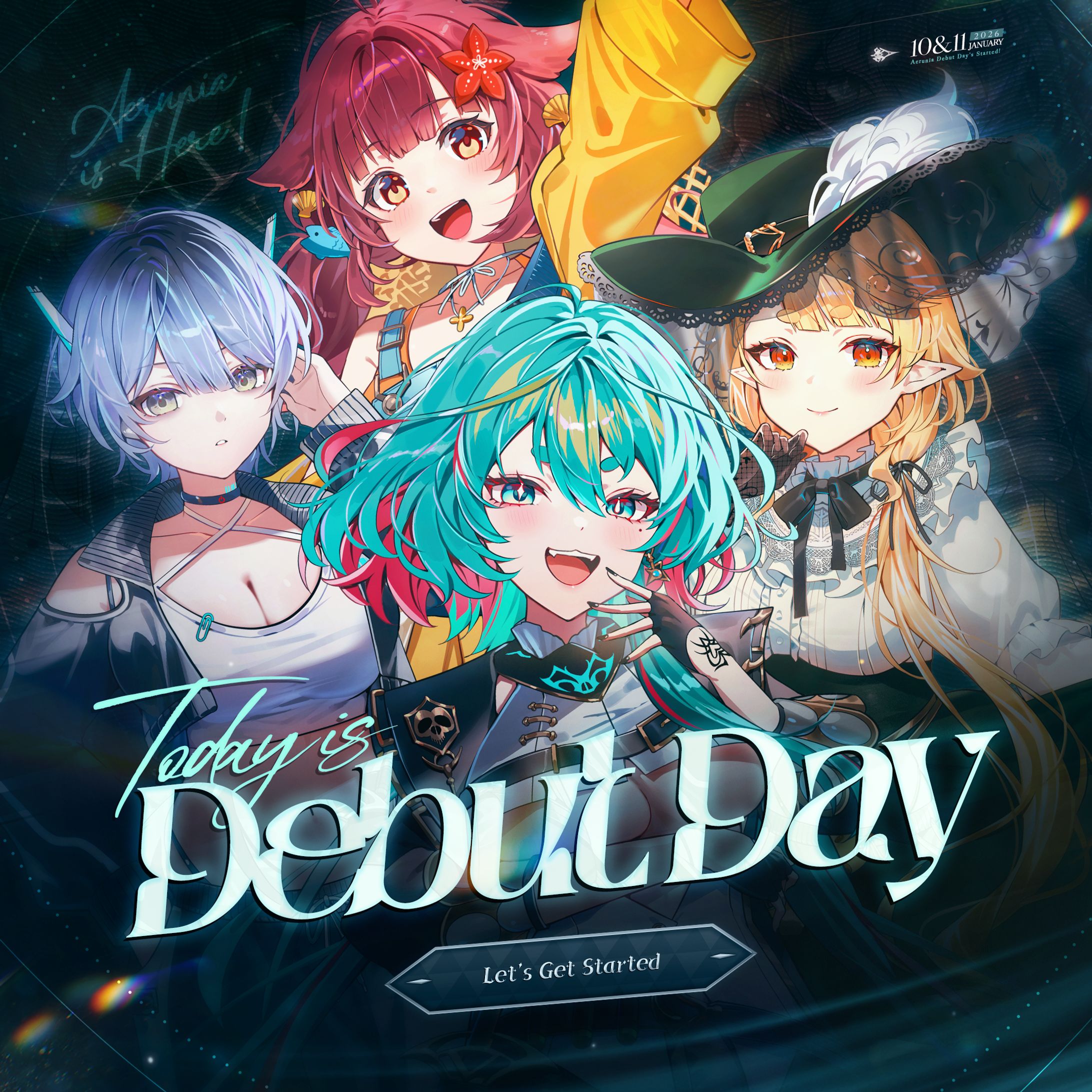 Debut Day KV / Aerunia-1