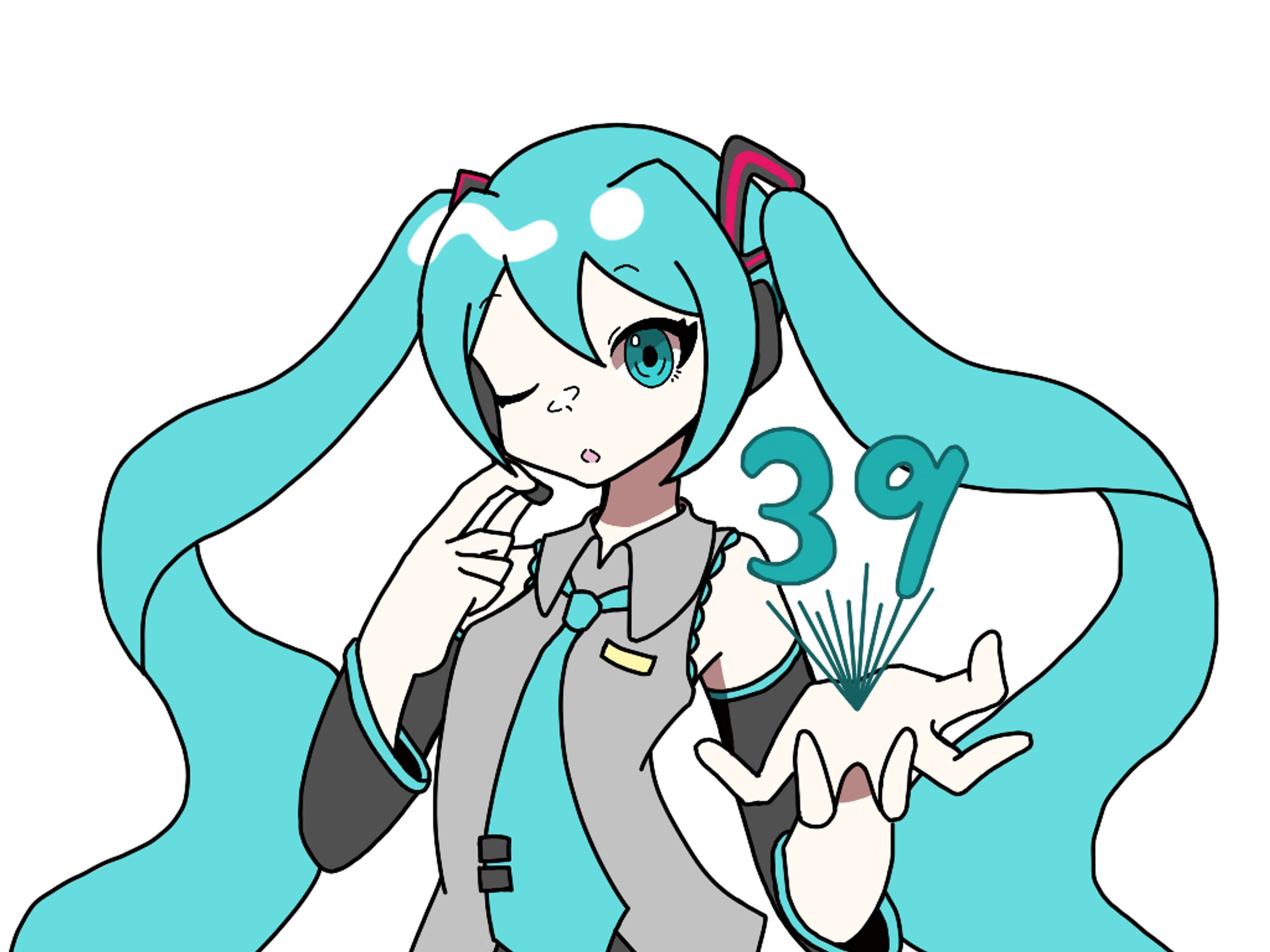 二次創作　初音ミク-1