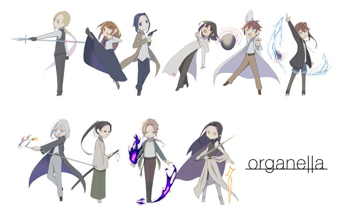 デフォルメ、キャラクター立ち絵