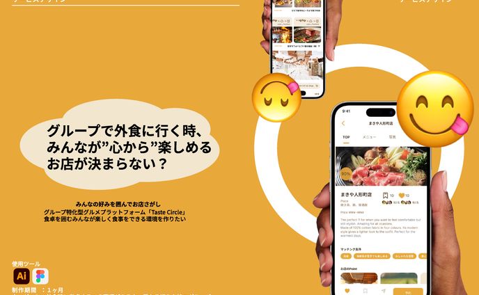 グループ特化型グルメプラットフォーム | Taste Circle
