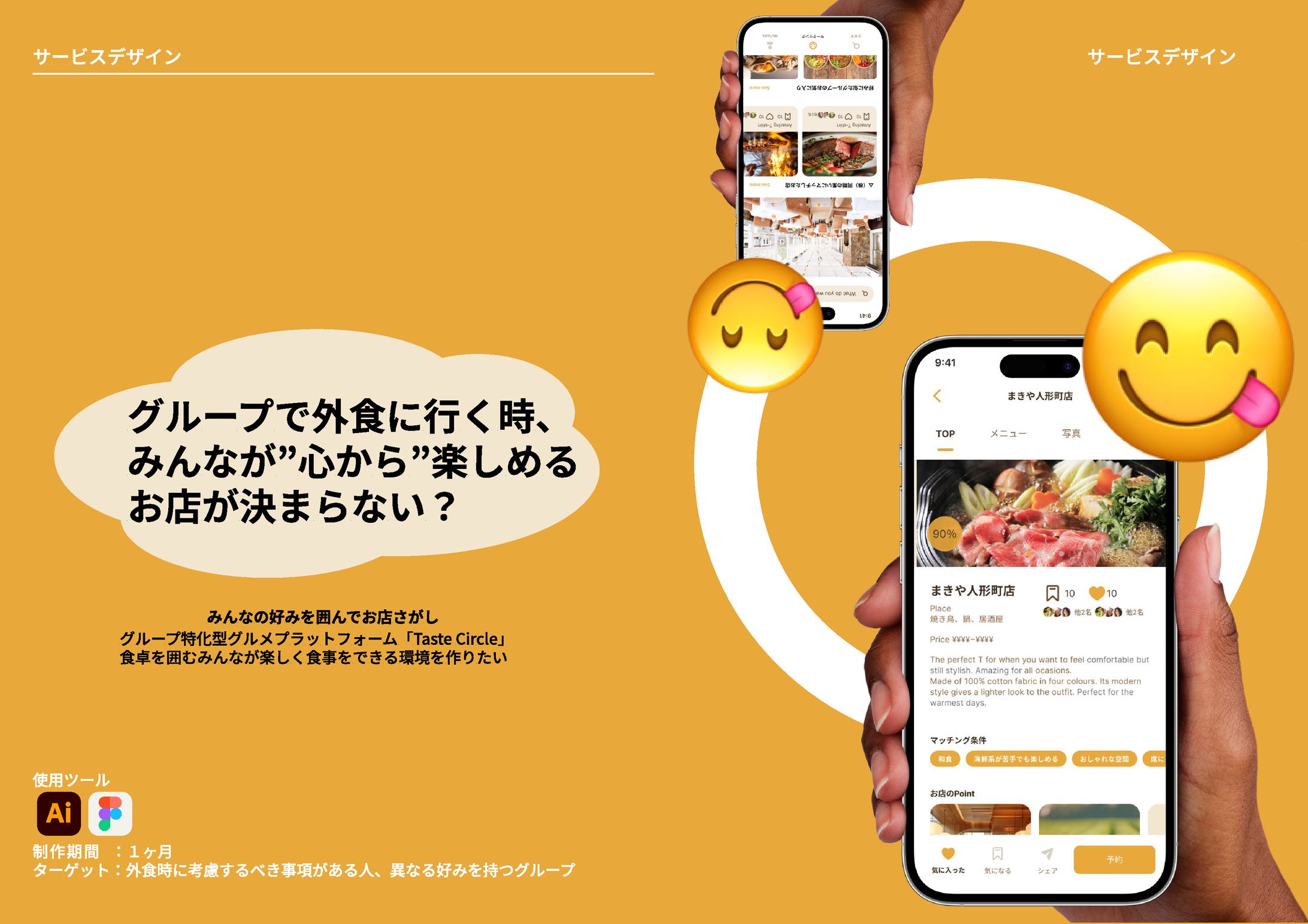 グループ特化型グルメプラットフォーム | Taste Circle-1