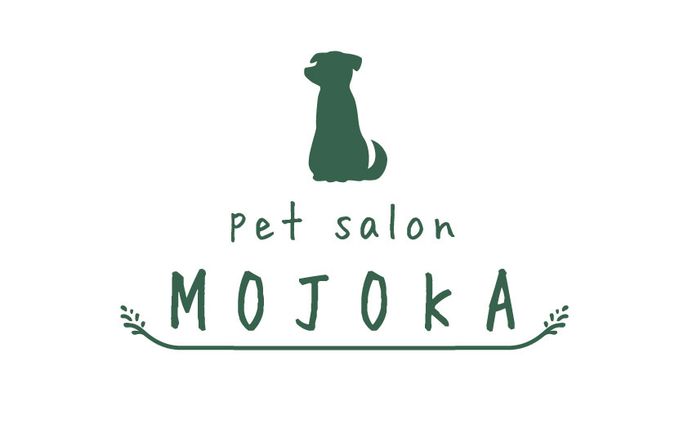 ロゴデザイン「pet salon MOJOKA」