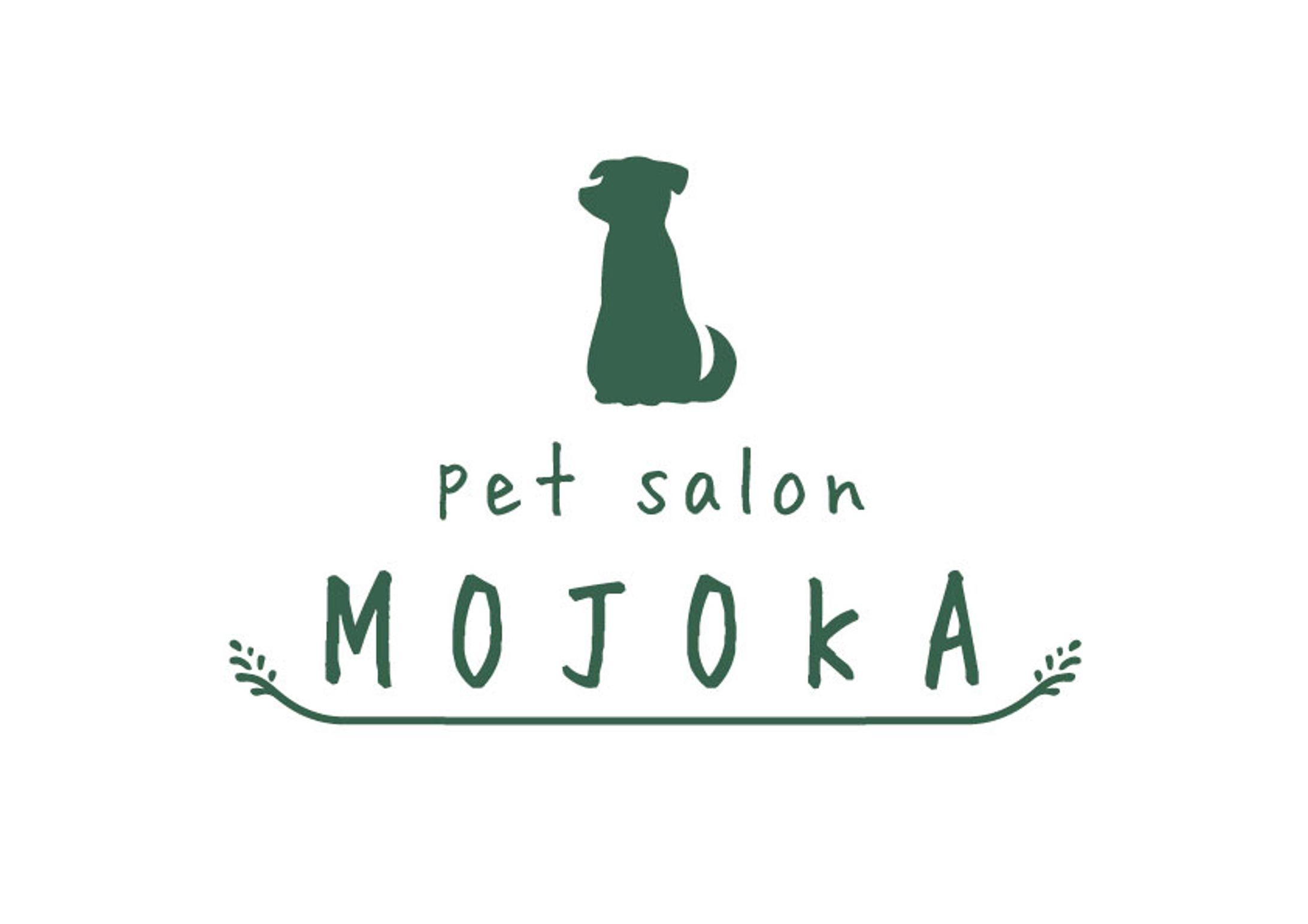 ロゴデザイン「pet salon MOJOKA」-1