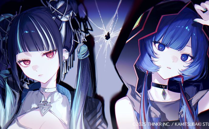 KAMITSUBAKI STUDIO/理芽さん、春猿火さん/『ファタール』歌ってみたイラスト