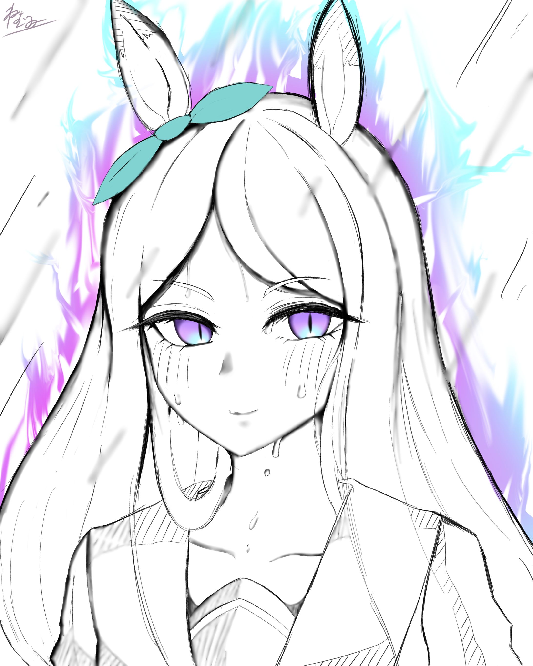 Uma musume pretty derby Mejiro mcqueen drawing-1