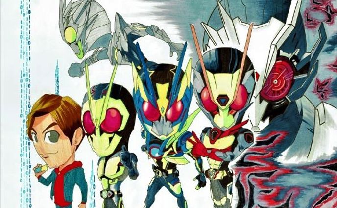 #仮面ライダーゼロワン #イラストグラム #アナログイラスト #カラー筆ペン #締切4日前に知る #当然間に合わなくて草 
 #ファンアートフェスティバル