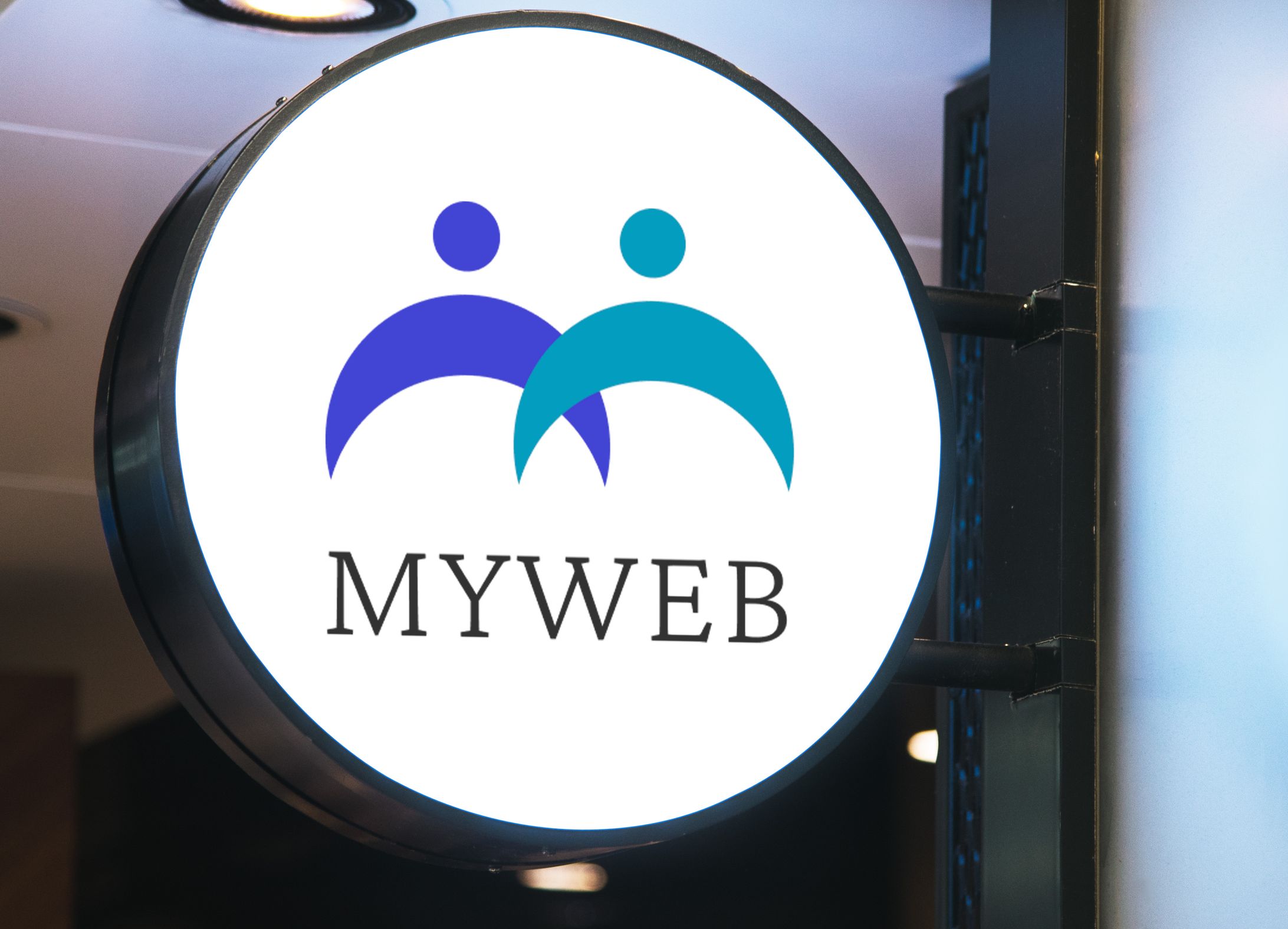 MYWEB ロゴデザイン - 「人と人との繋がり」を体現-1