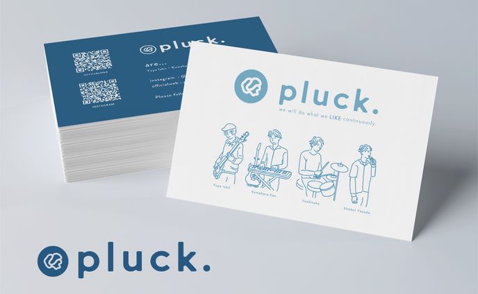 ★pluck.様：名刺