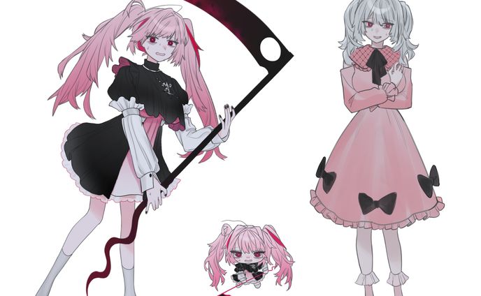 立ち絵イラスト+SDイラスト