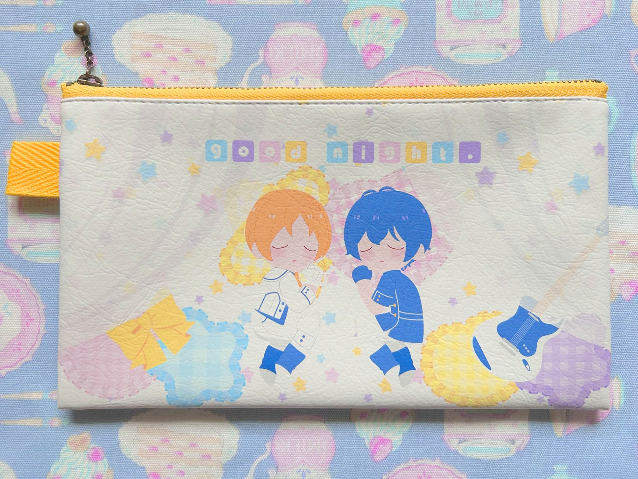 合皮プリントポーチ-1