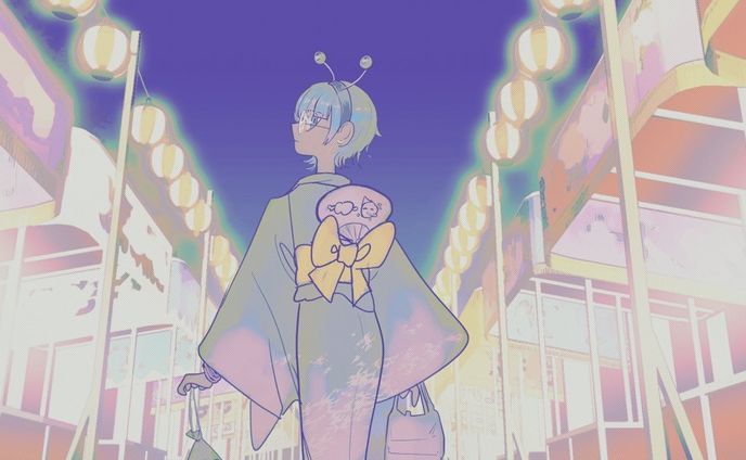 クリスタの3D素材を使用したイラスト