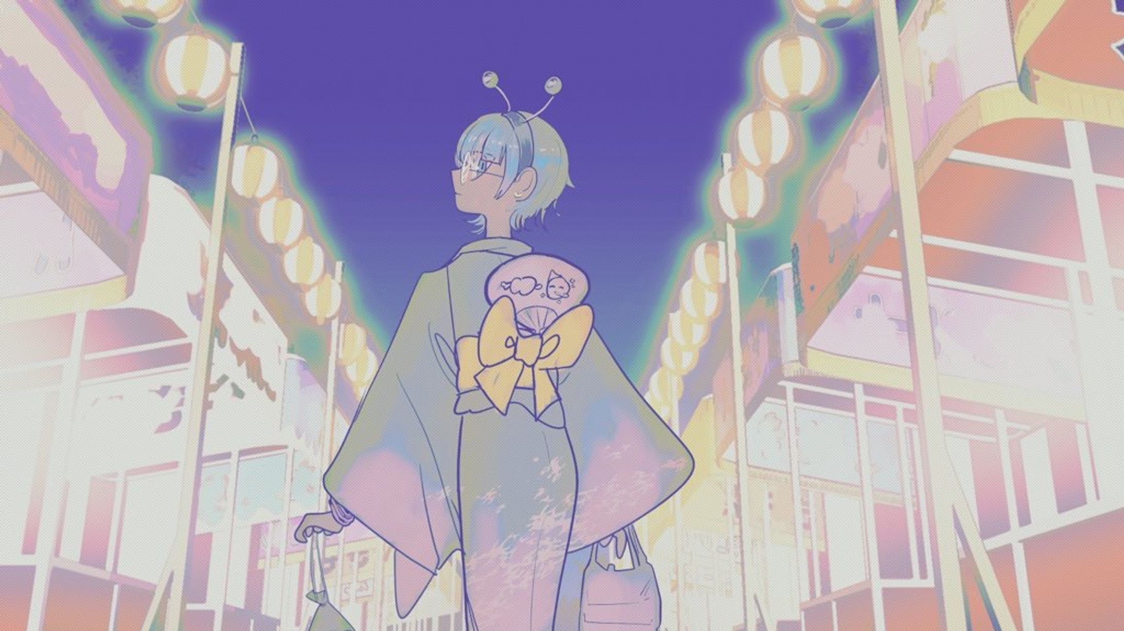 クリスタの3D素材を使用したイラスト-1