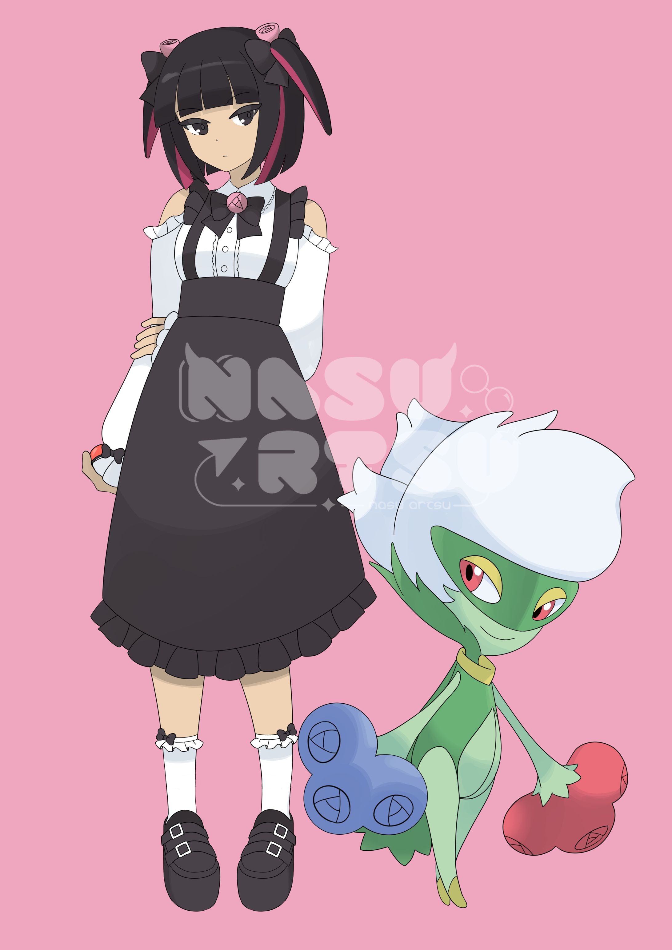 Juliana pokemon trainer style commission-1