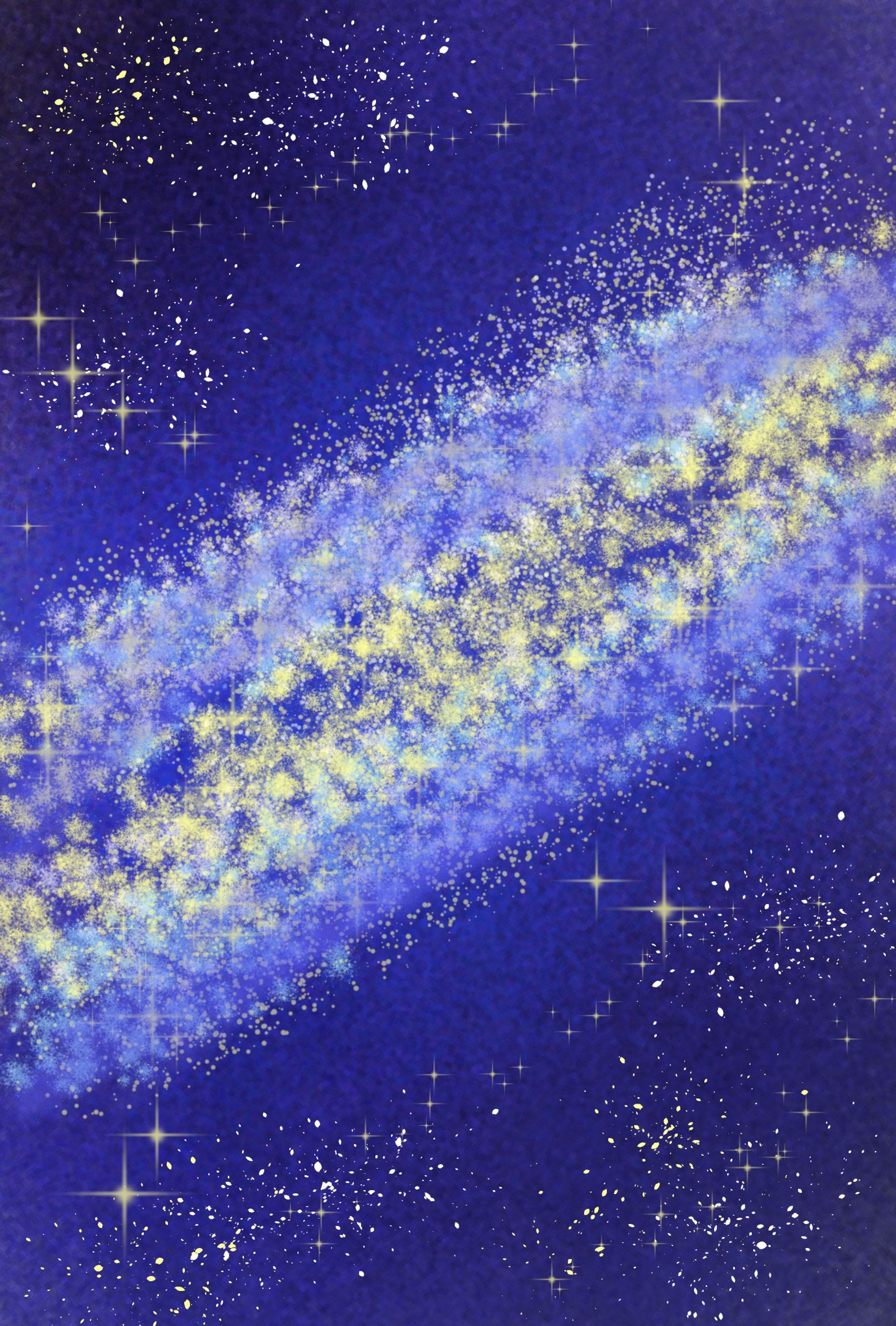 デジタル背景「天の川」-1