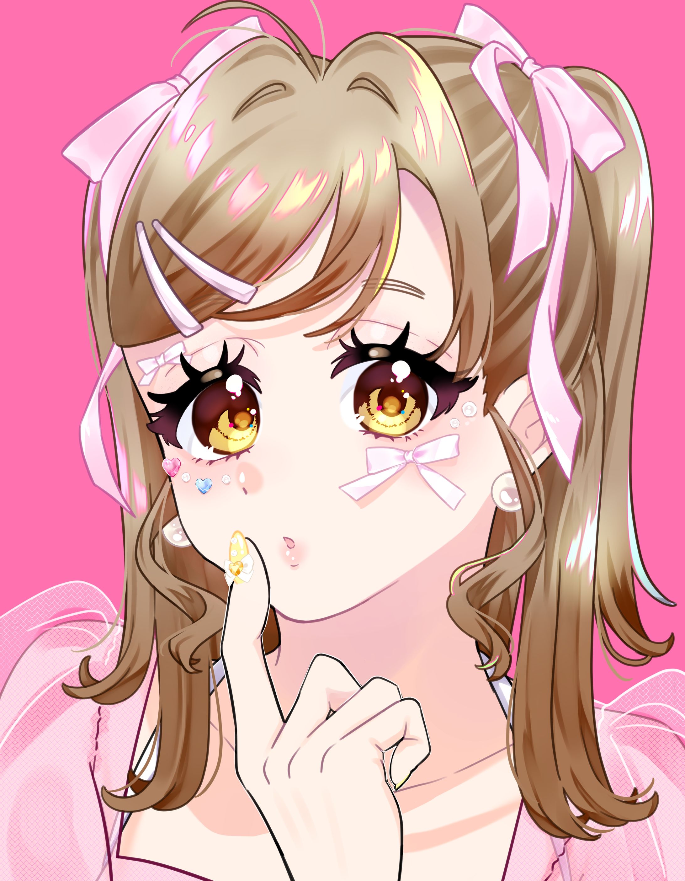 Kirakira make up!! 🎀✨-1