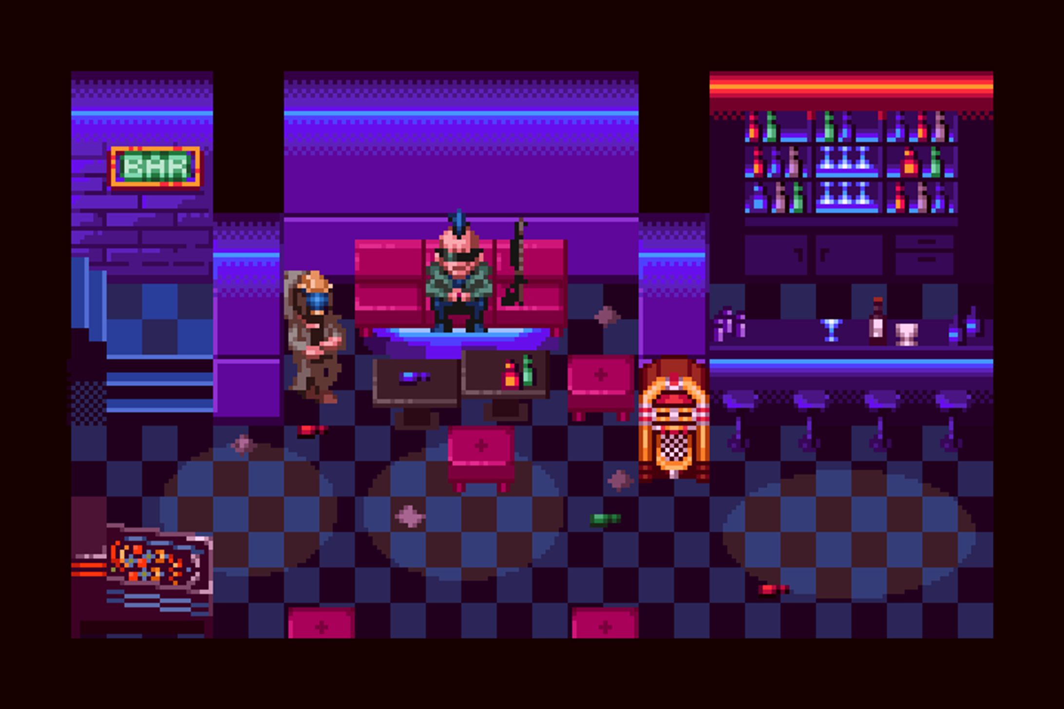 サイバーパンク　BAR -1