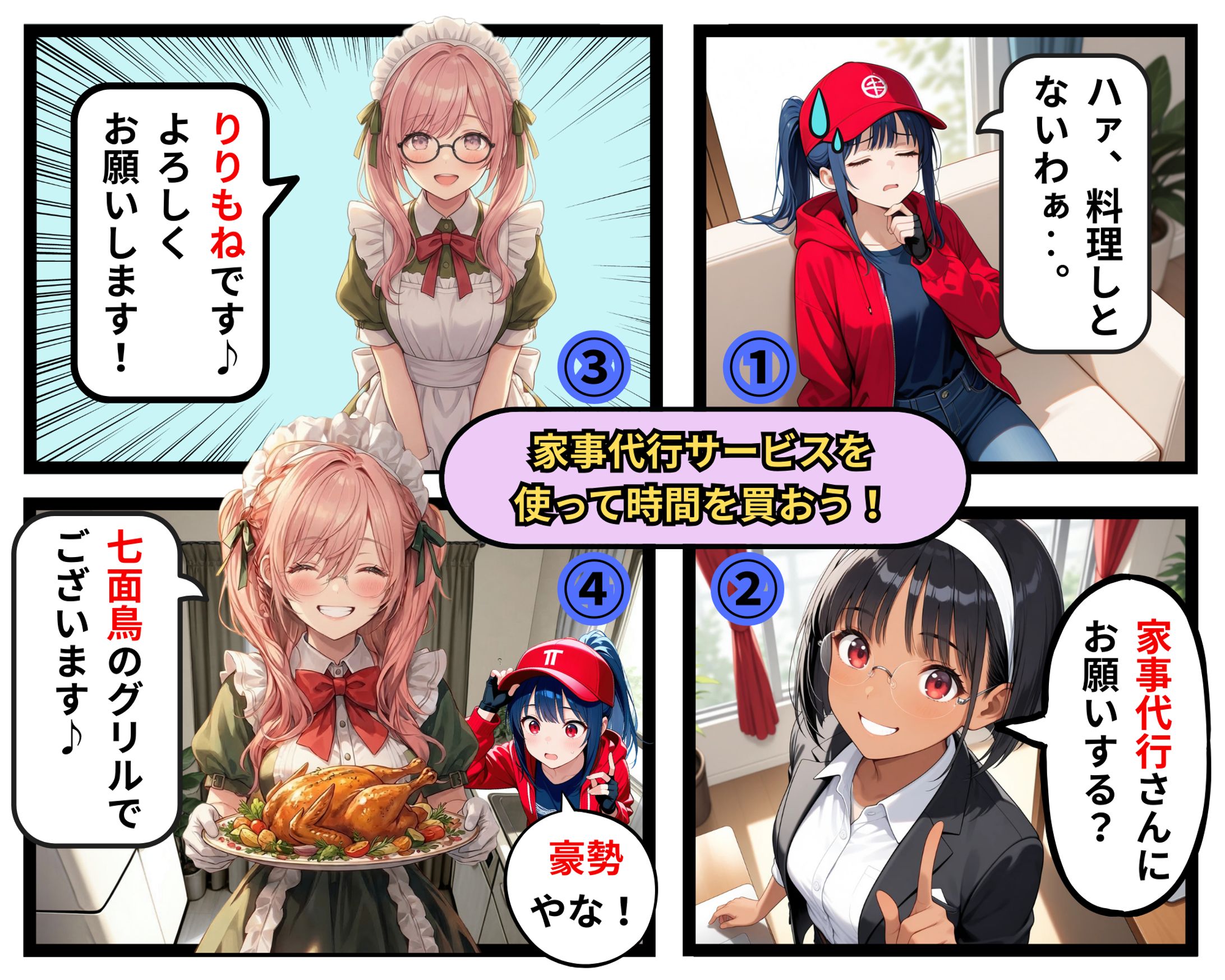 家事代行サービスを使って時間を買おう！（料理バージョン）-1
