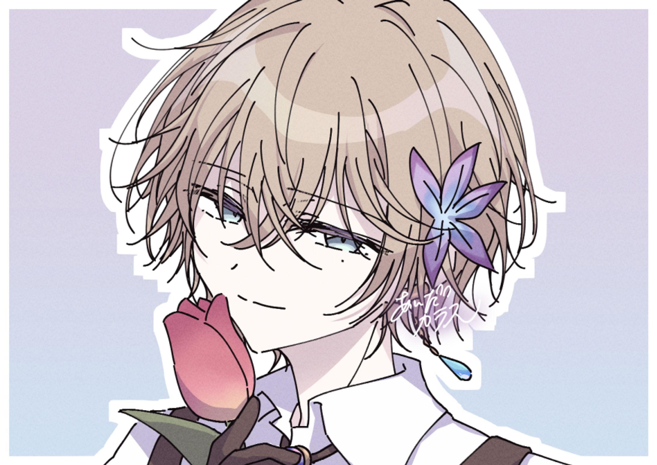 【落書きSkeb】男性キャラクターサンプル-1