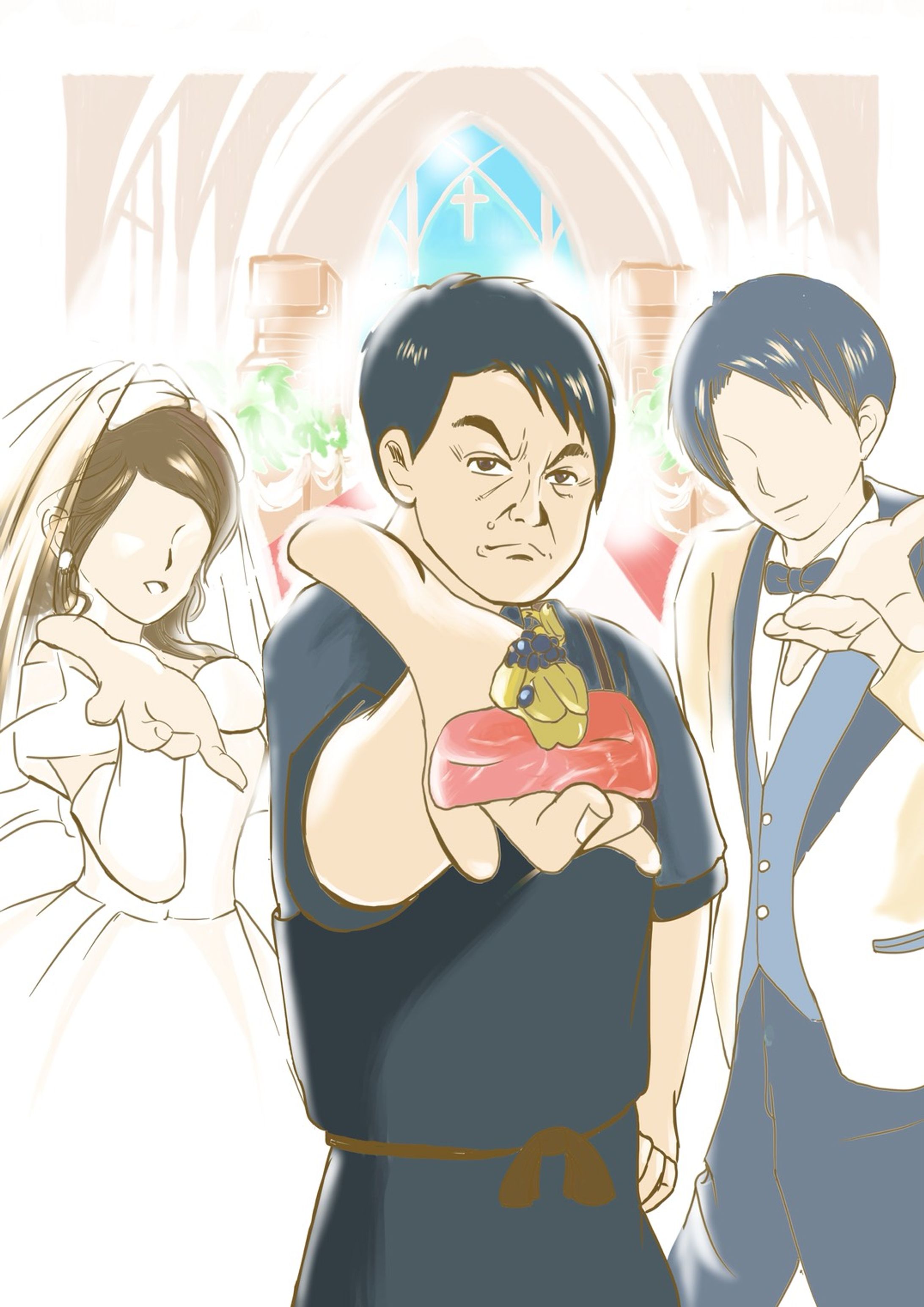 【SNSマンガ】ホリエモン万博様 x Crazy Wedding様-1