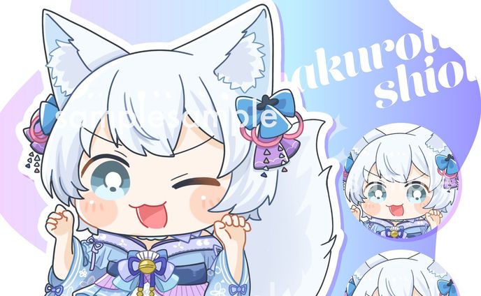 白狼しおん様_デフォルメイラスト