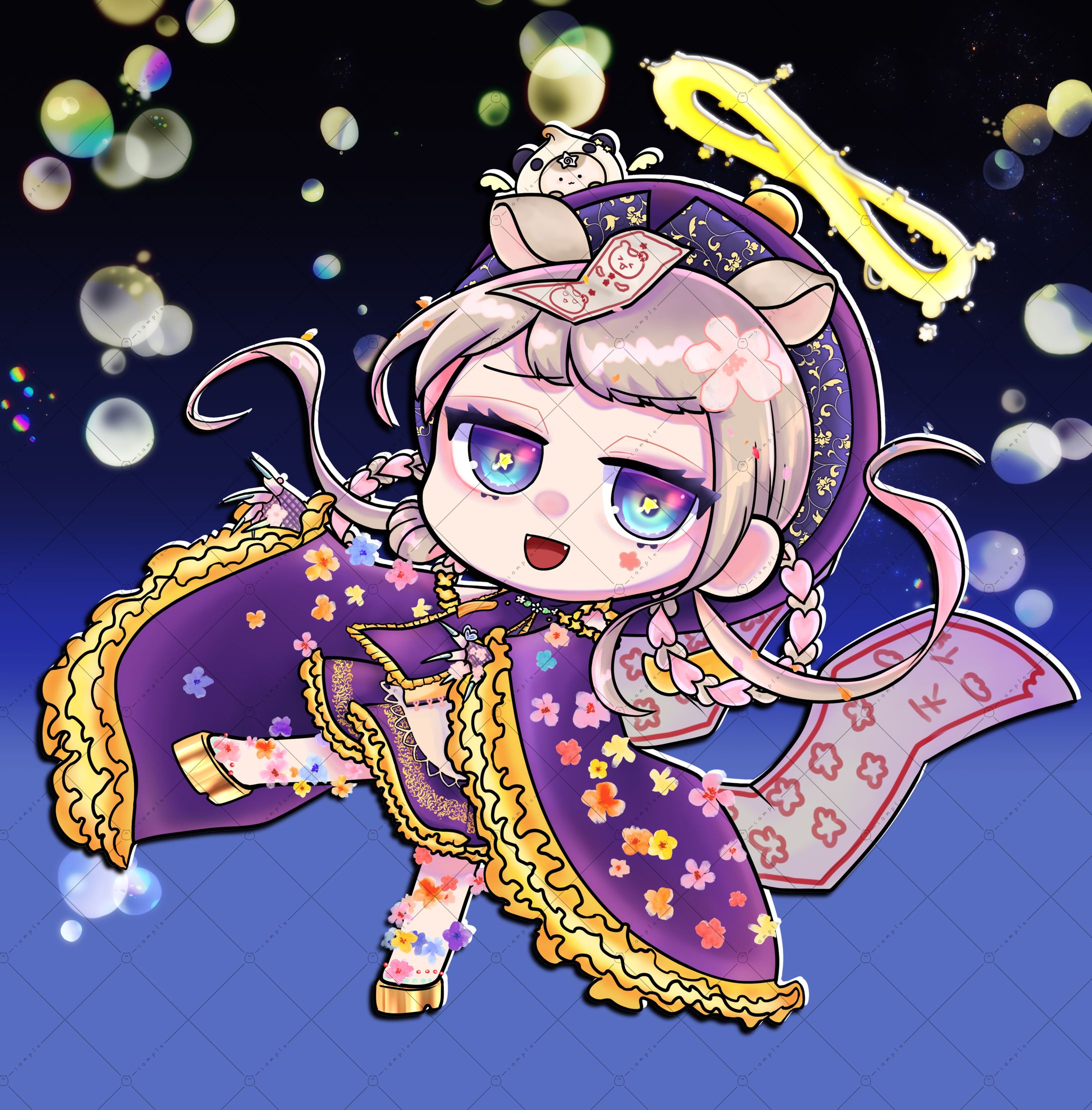 花咲みちるさんハロウィンSD立ち絵-1