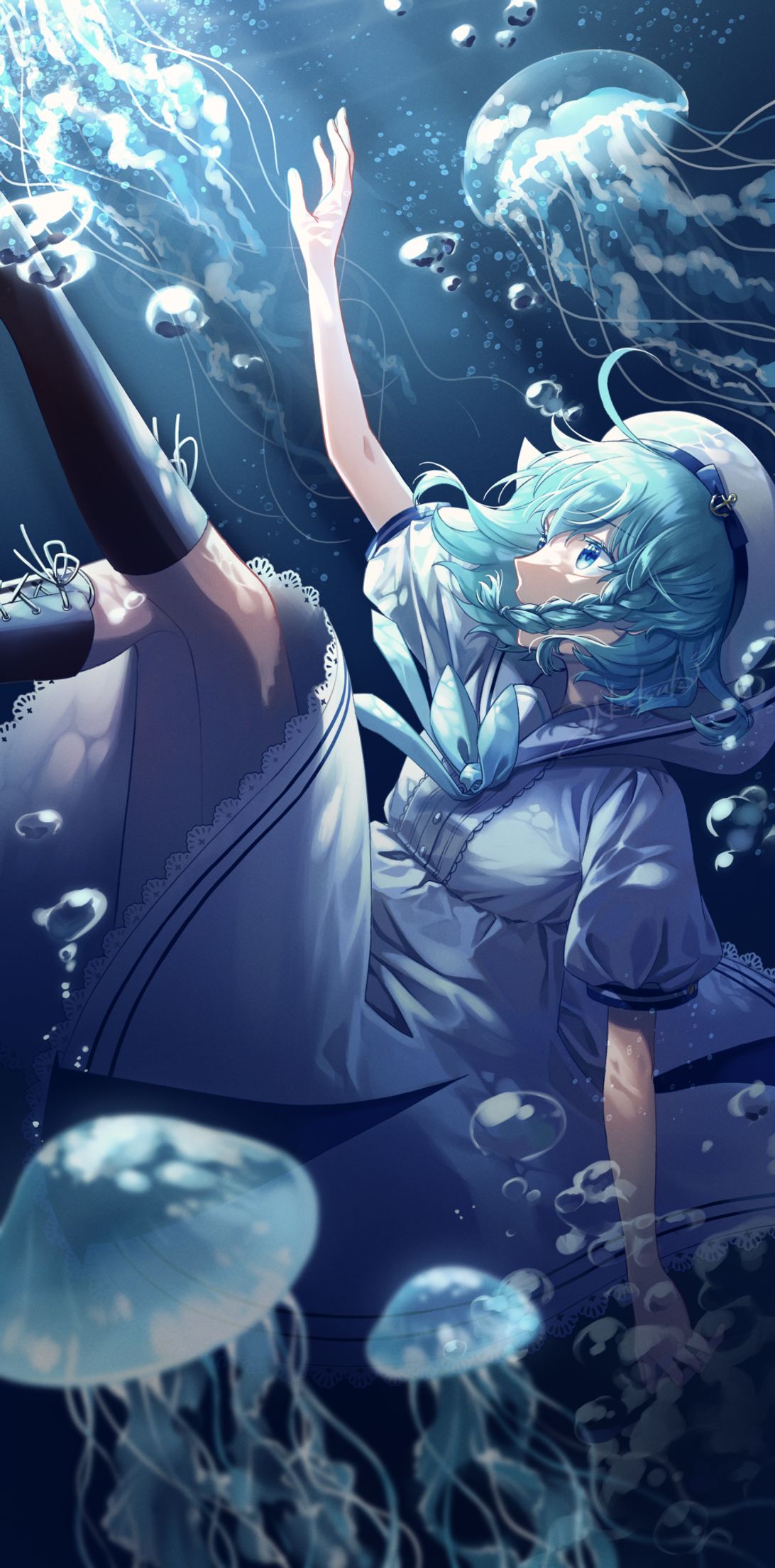 アクアリウムは踊らない公式イラスト集「ABYSS」 フロンティアワークス on X: 