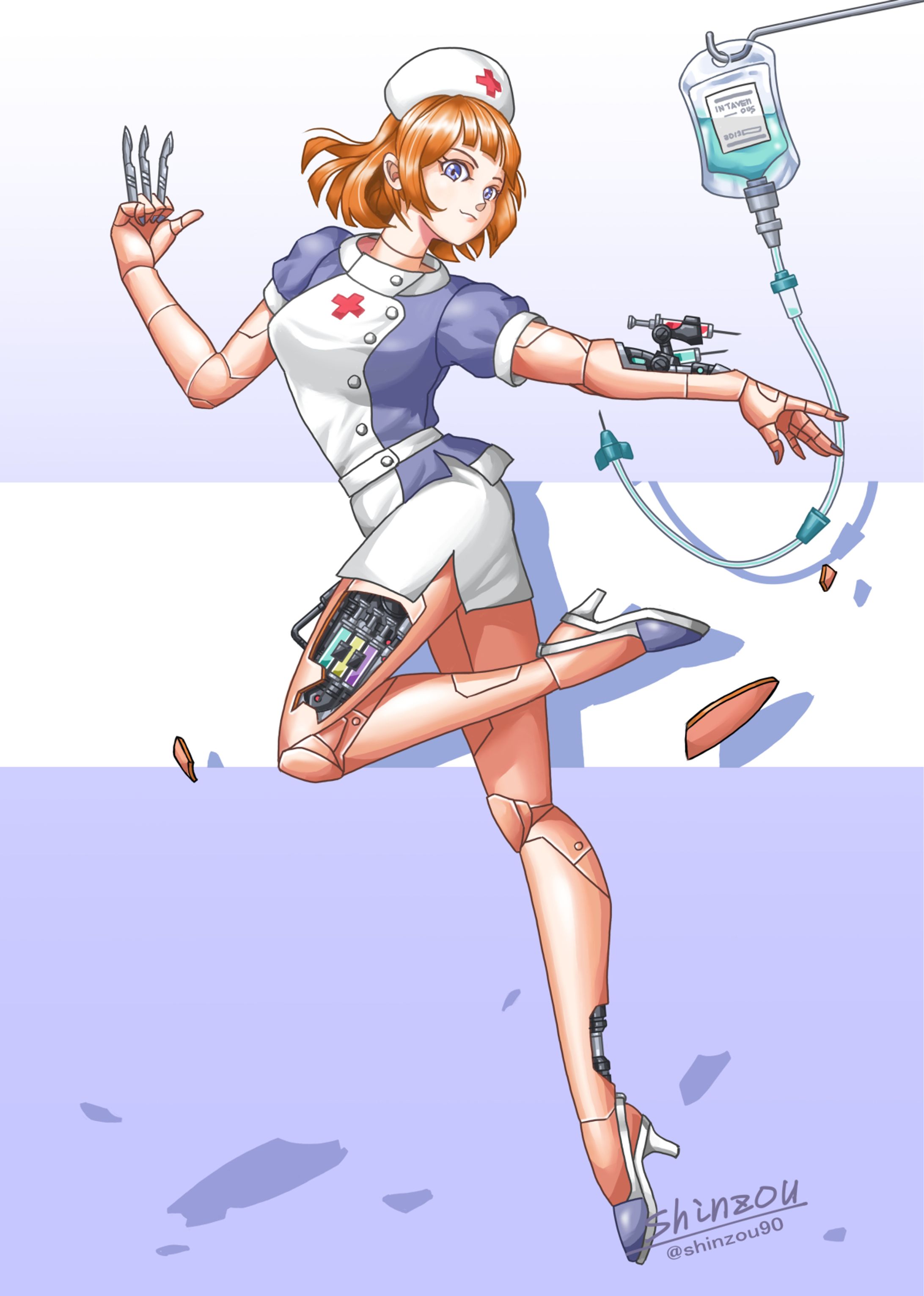 女性型サイボーグ（メカバレ）-1
