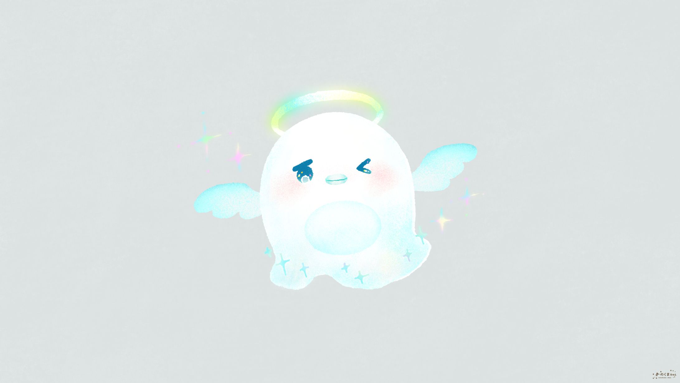 ゆーれーぺんぎん さま - カットイラスト-1