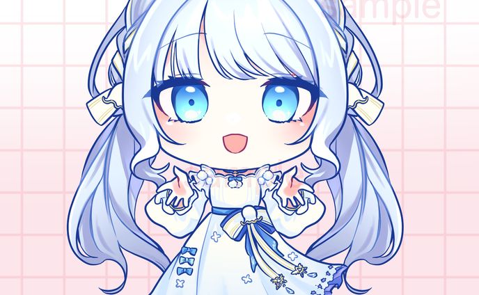 ミニキャライラスト（リリー･ティア･ヴァレー様）