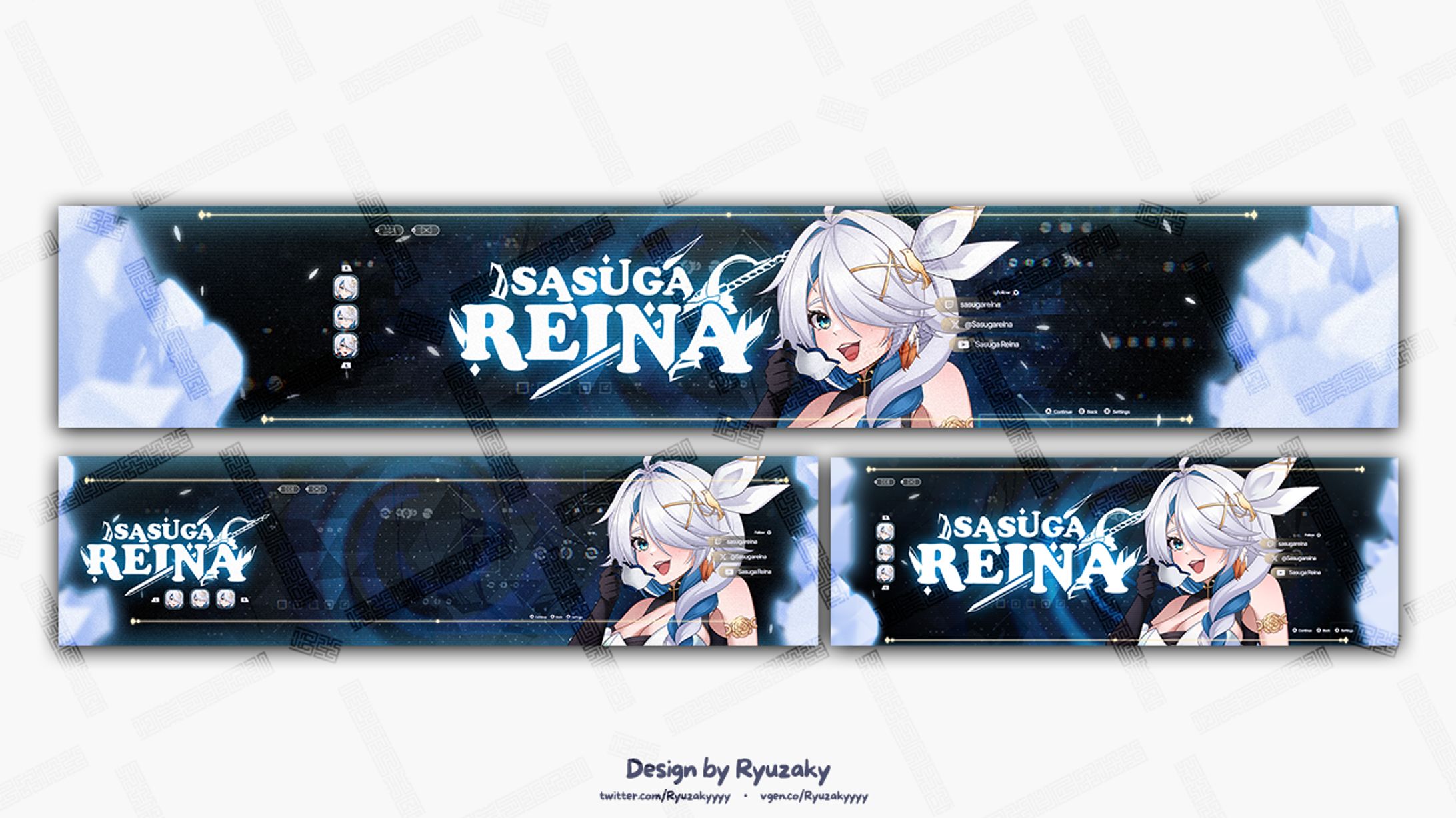 Sasuga Reina's Header Design-1