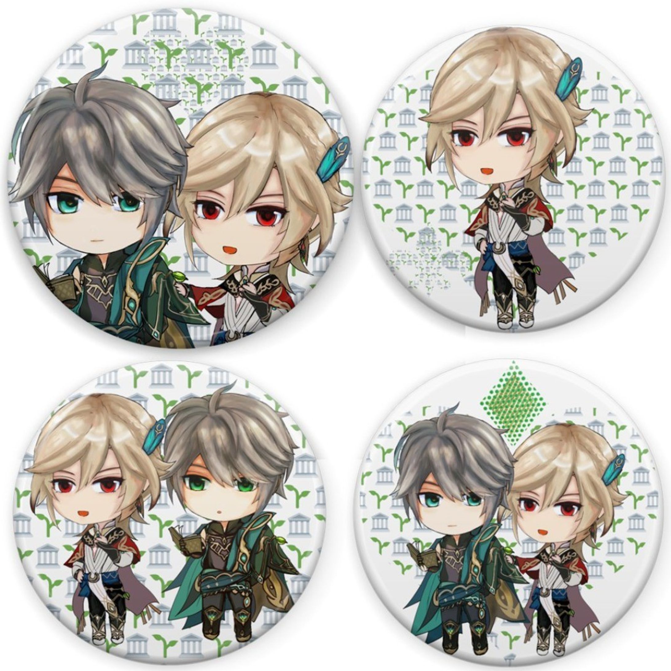 #アルハイゼン #カーヴェ　缶バッジまとめました
各種 　整理出来てないのもあるけど

https://wizvermilion.booth.pm/items/4538870 

#Alhaitham #Kaveh
#genshinimpact #genshin
#原神 #アルカヴェ-1