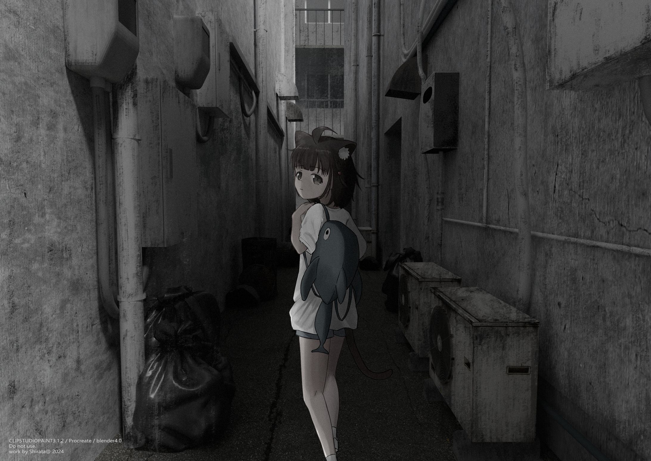 廃墟猫の近道ルート-1