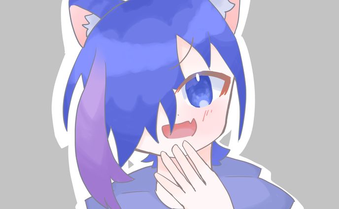 青髪缶バッジ用