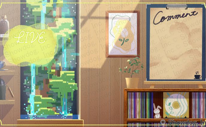 3’dPLAYce様　三軒しらべ様　配信画面