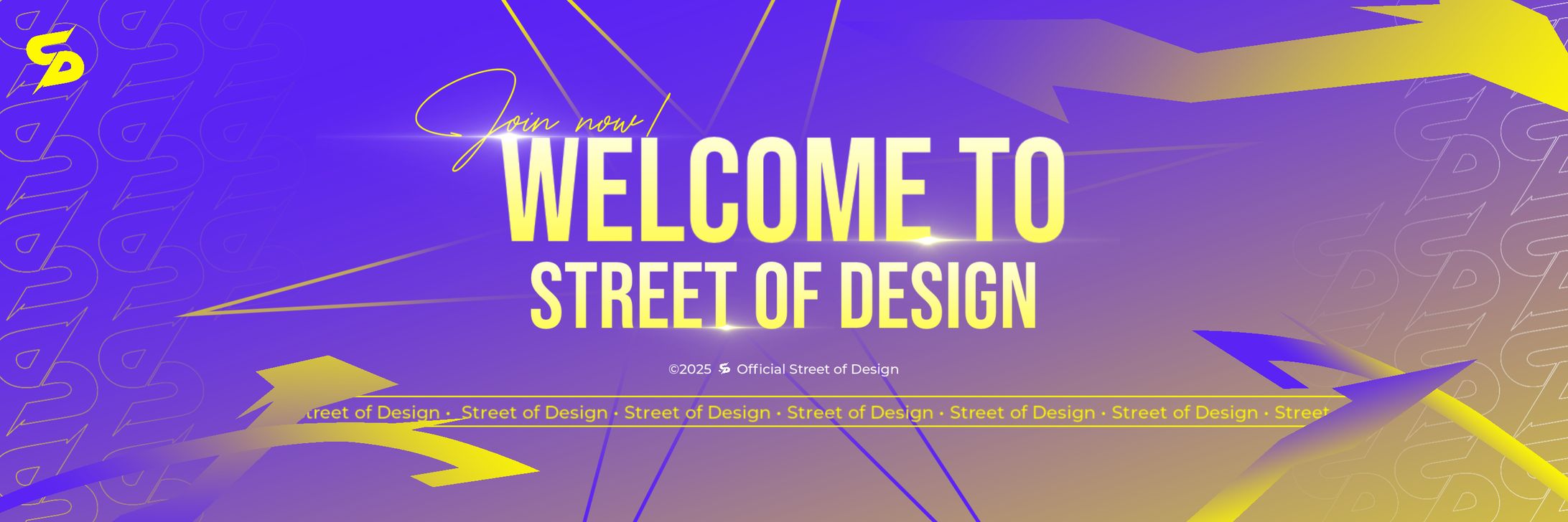 Welcome Banner Street of Design-1