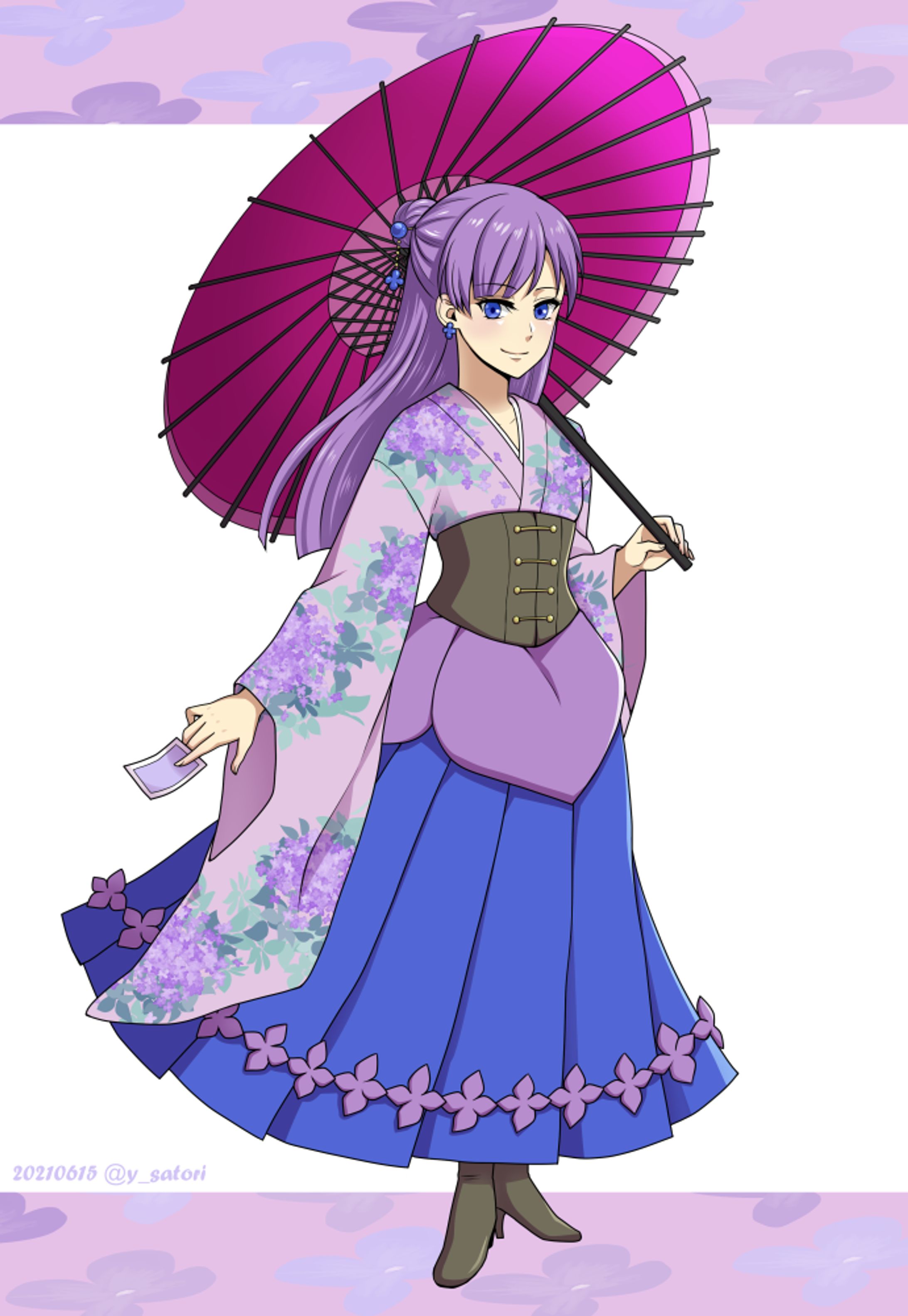 和傘と袴-1