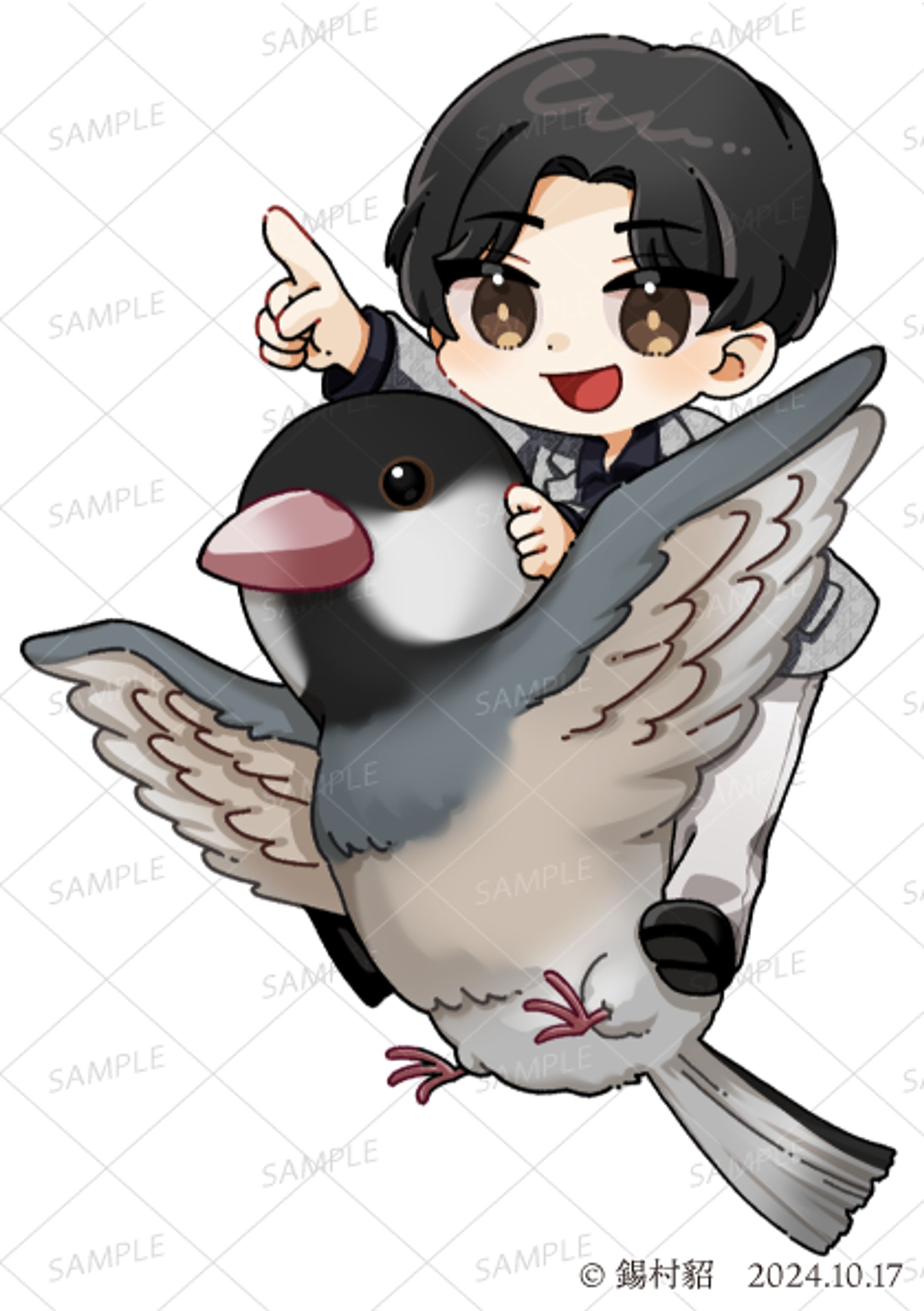 匿名希望様 ミニキャラクターイラスト-1