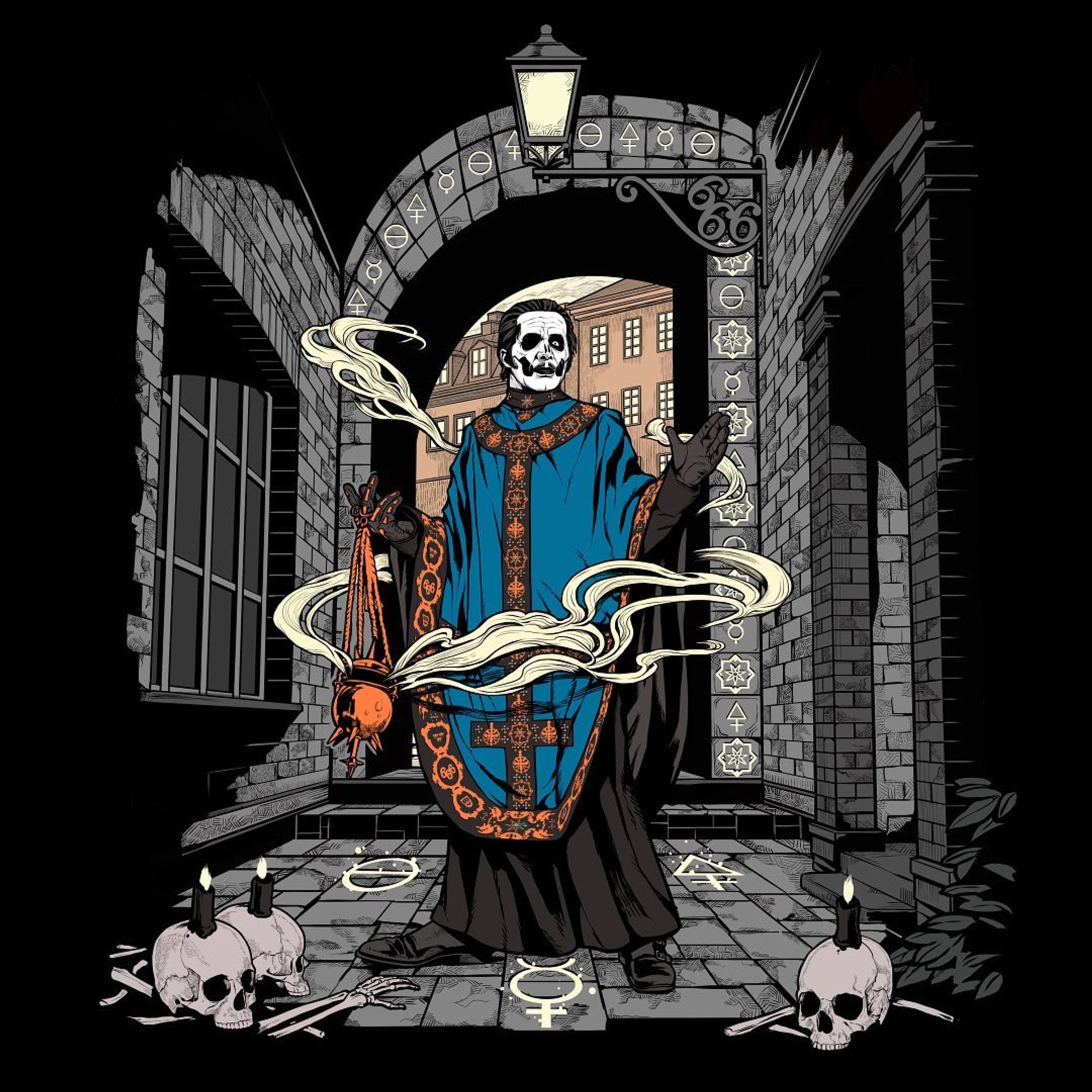 “INCENSE”  merch designs for GHOST-1