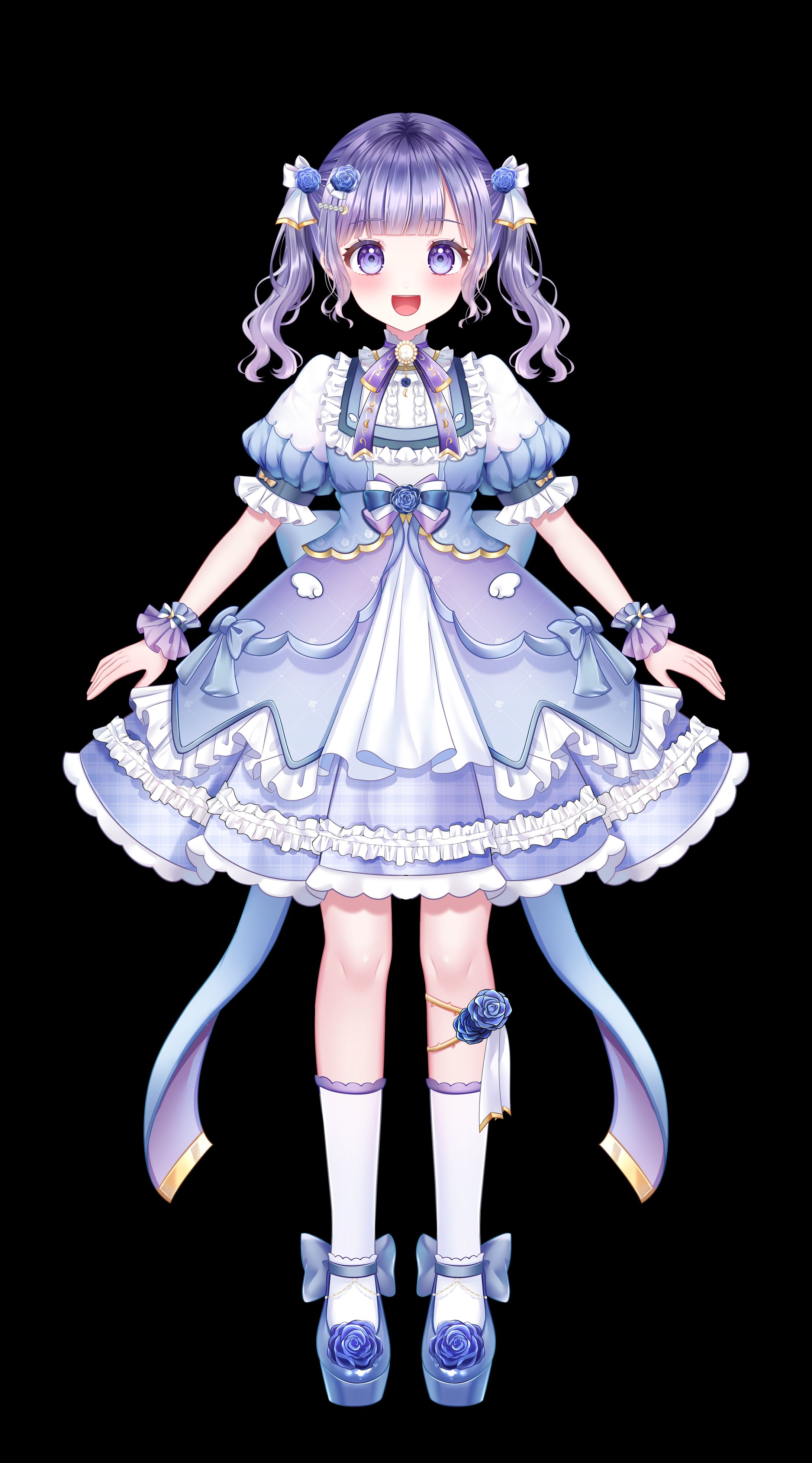 雪月 紫乃 live2D立ち絵＋フルデザイン-1