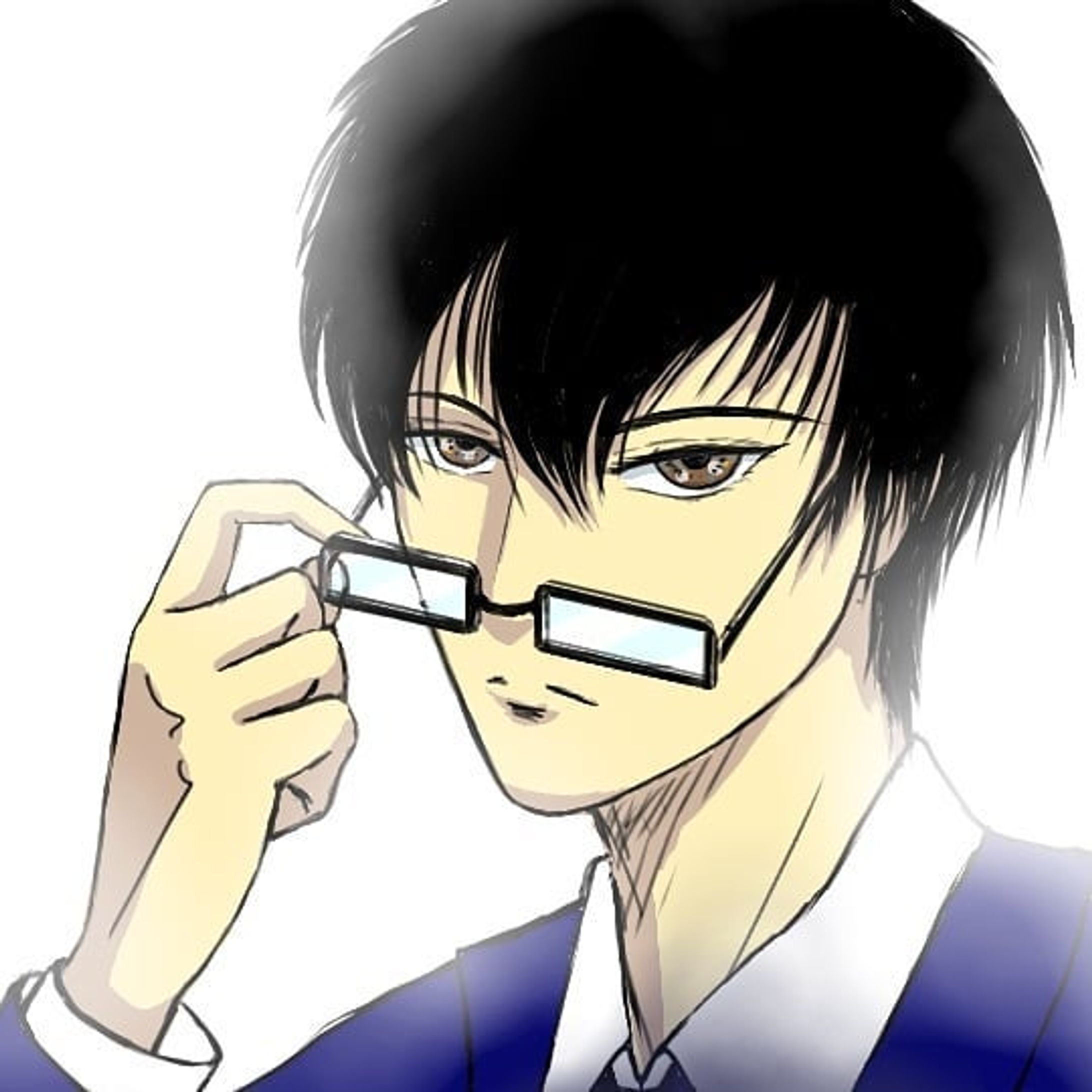メガネ男子
ポーズ固定シリーズ④
#絵描きさんと繋がりたい 
#メガネ男子
#イラスト好きな人と繋がりたい 
#デジタルイラスト
#フォロー募集-1