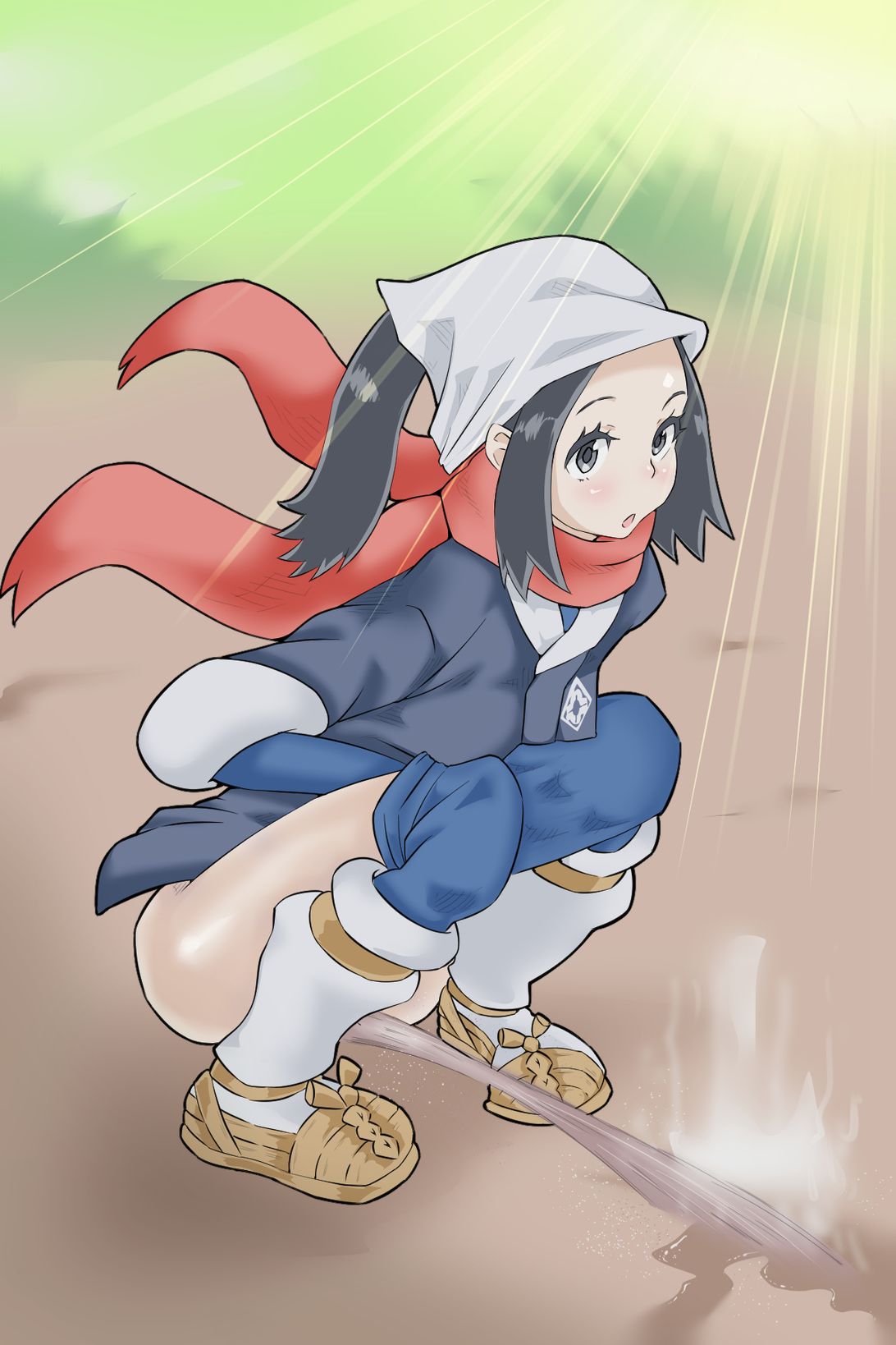 おばさん　オシッコ ポケモンアルセウス・おしっこショウちゃん